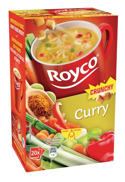 Royco sachets soupe curry - boîte de 20