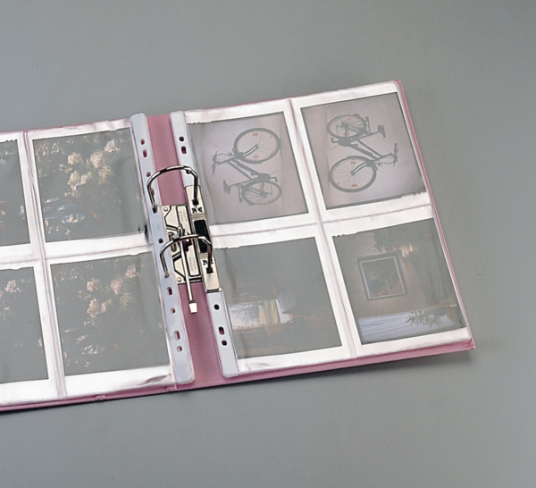 Pochettes perforées pour 8 photos 10x15cm 9/100e - boîte de 25