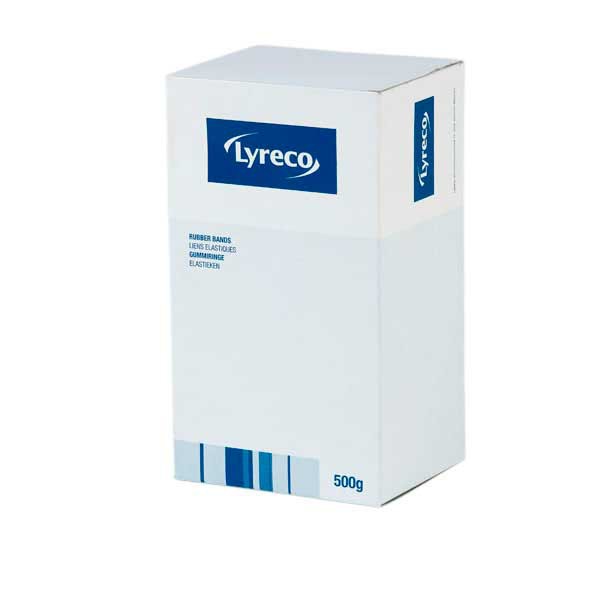 Lyreco elastieken 90x1,5mm - doos van 500 gram