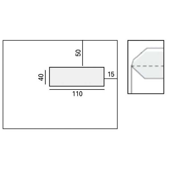 Enveloppes standard 162x229mm gommées fenêtre à droite 80g - boîte de 500