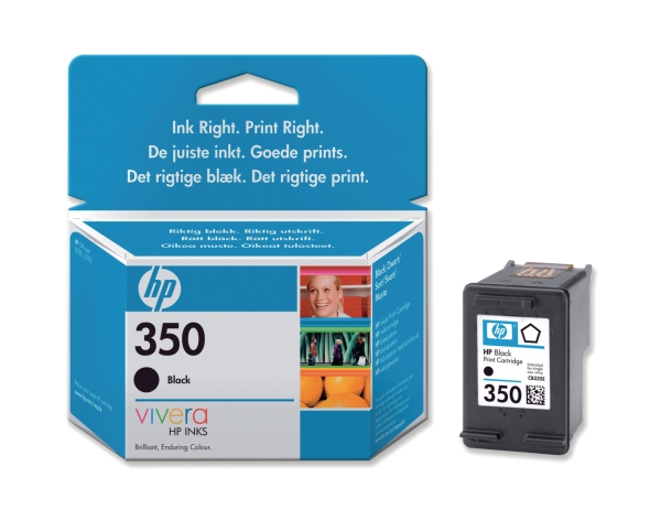 HP CB335E inktcartridge nr.350 zwart [4,5ml]