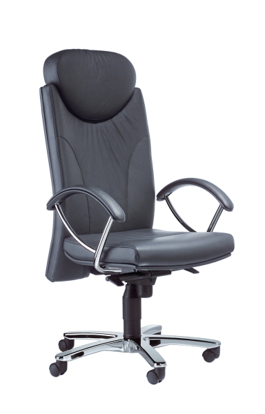 Prosedia H212 fauteuil de direction en cuir noir