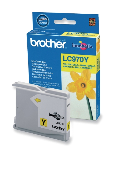 Brother LC-970Y inktcartridge geel [300 pagina's]