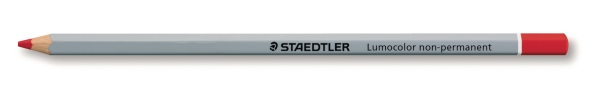 Staedtler Lumocolor Omnichrom crayon rouge - boîte de 12