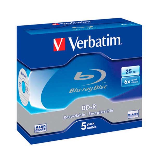 Verbatim BDR blu-ray 25 GB- pack of 5