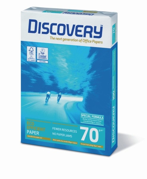 Discovery ecological white paper A4 70g - 1 box = 5 reams of 500 sheets