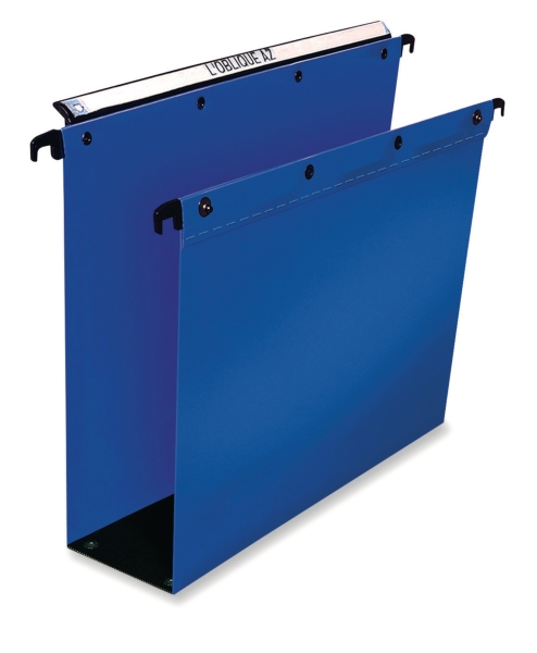 Elba Ultimate Blue A4 Heavy Duty PP Suspension Files 80mm Base - Pack of 10