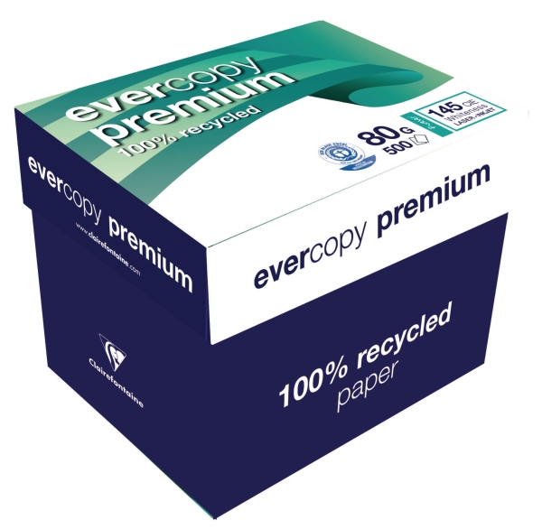 Evercopy Premium recycled paper A4 80g - 1 box = 5 reams of 500 sheets