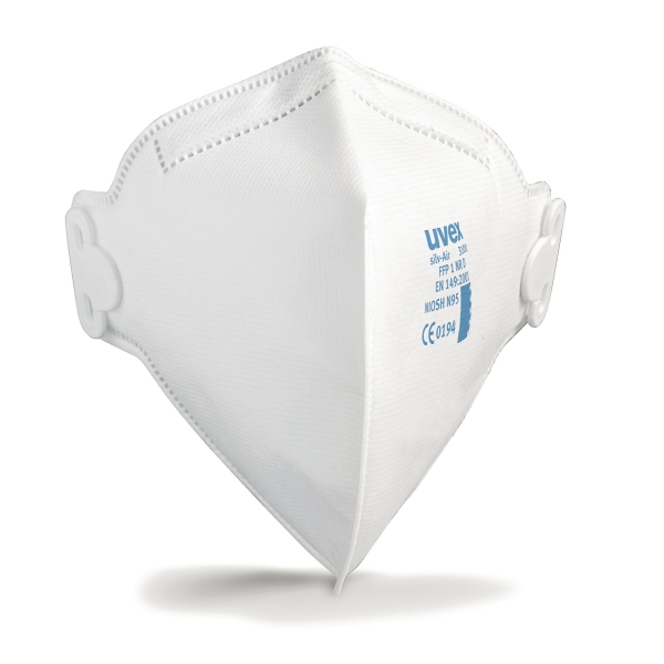 Uvex mondmasker FFP 1 plat - doos van 30