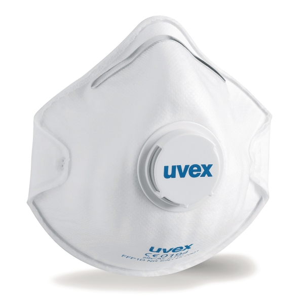 Uvex respirator mask with valve FFP 1 cup style - box of 15 pieces