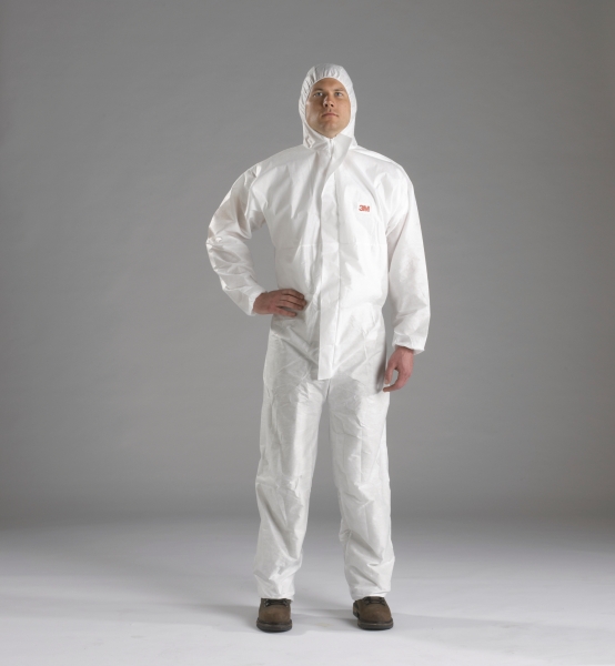 3M 4520 beschermende Coverall Categorie 3 wit - maat  L