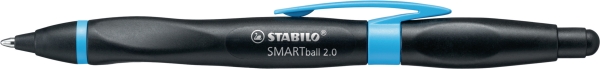 Stabilo Smartball retractable ballpoint pen blue - right handed