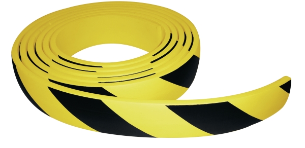 Viso profile de protection longueur 5 m x l 6 cm x p 1 cm - noir/jaune