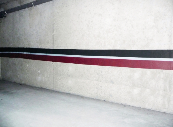 Viso flexible wall protection length 5 m x width 30 cm - red/black/white