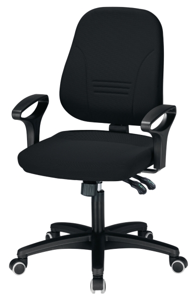 Prosedia Younico 1402 bureaustoel met asynchroon contact zwart