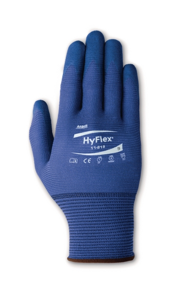 Ansell Hyflex 11-818 precision gloves - size 7 - pack of 16 pairs