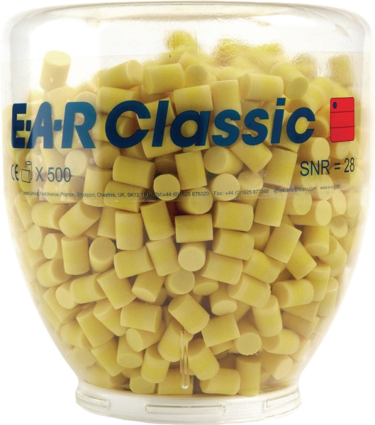 3M E.A.R. Classic refill earplug bottle - 500 paires