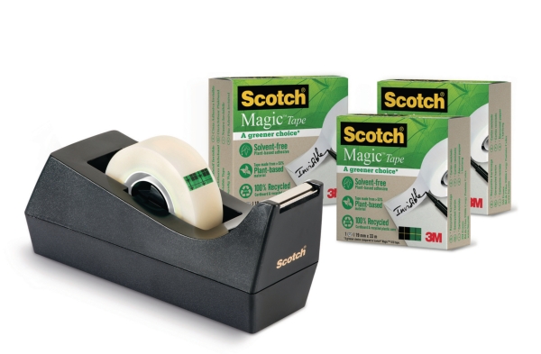 Scotch Magic c38 desk dispenser + 3 rolls