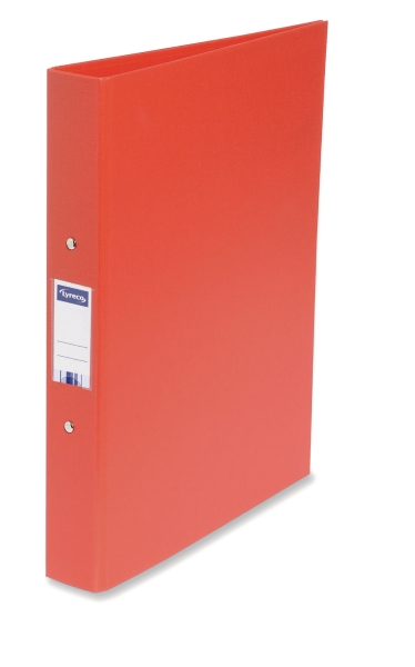 Lyreco 2-ring binder PP 25 mm red