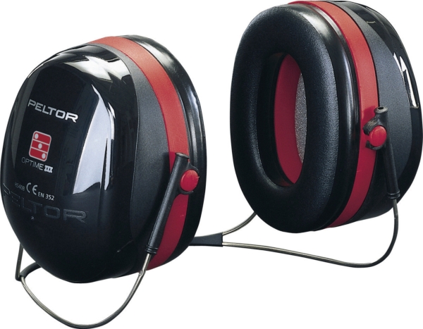 3M Peltor Optime III earmuff 35 dB black/red