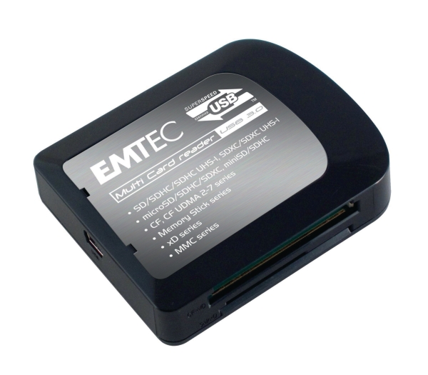 Emtec lecteur/graveur universel pour cartes mémoires