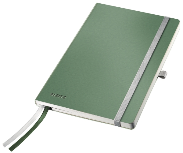 Leitz Style schrift soft cover A5 geruit groen