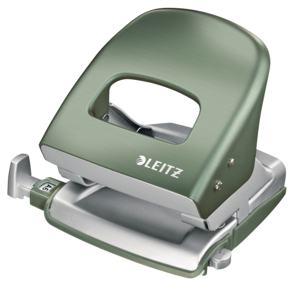 Leitz style 2-gaats perforator groen 30 vel