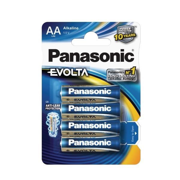 Panasonic LR6/AA evolta alkaline batterie - paquet de 4