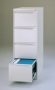 Bisley Premium filing cabinet for suspension files 4 drawers H132 cm grey