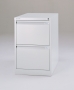 Bisley Premium filing cabinet for suspension files 2 drawers H71 cm grey