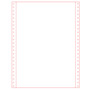 Papier listing blanc/jaune/rose 240x12 60g - boîte de 750 feuilles