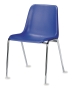 Prosedia V407 visitor chair in PP blue