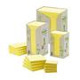 Post-it 653YRT notes recyclées 38x51mm jaune pastel - paquet de 24