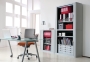 Paperflow cupboard 110x104,5x41,5 cm grey