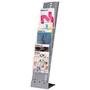 Paperflow draagbare display met 7 compartimenten 115x25x36cm