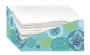 Duni serviettes 2-plis blanc dans distributeur - paquet de 60