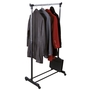 Alba mobile coat rack 180x88x42cm black