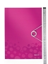 Leitz 4599 WOW 3-flap folder pink