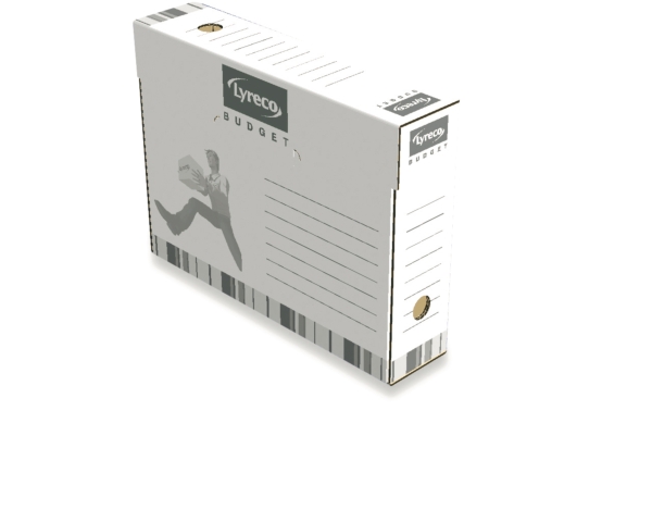 Lyreco Budget boîtes d'archives pour listing 26x34xdos 8cm - paquet de 25