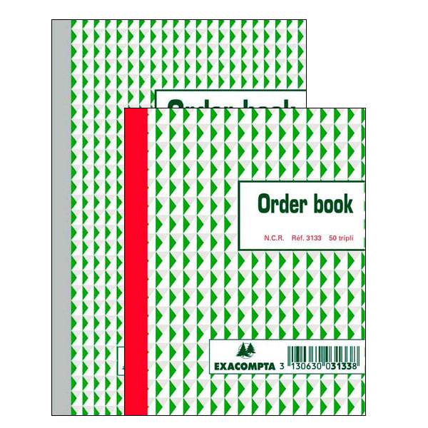 Exacompta formulaires d'entreprise 3128X carnet de commandes dupli 175x105mm