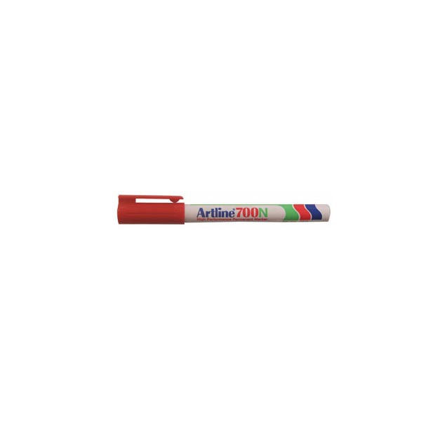 Artline 700N marqueur permanent pointe ogive 0,7mm rouge