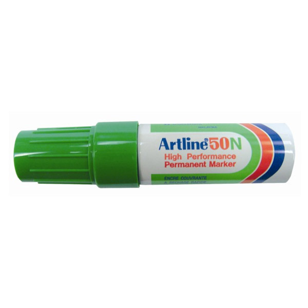 Artline 50N permanent marker chisel tip 3 - 6mm green