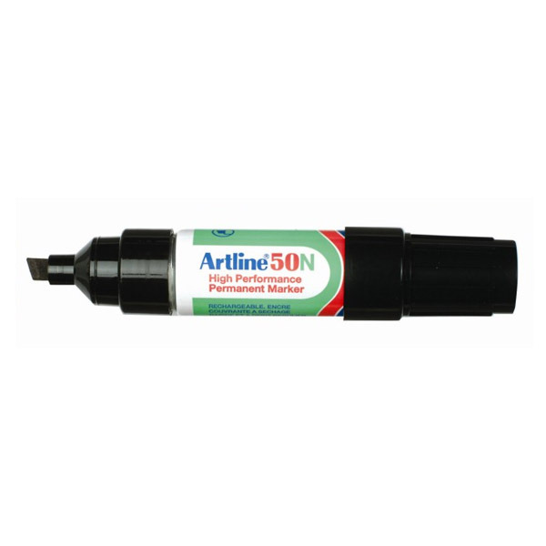 Artline 50N permanent marker chisel tip 3 - 6mm black