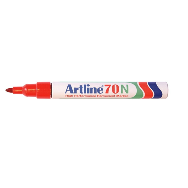 Artline 70N permanent marker bullet tip 1,5mm red