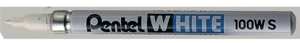 Pentel white 100WS paint marker fine bullet tip