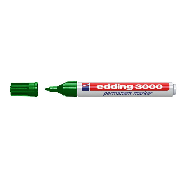 Edding 3000 permanent marker bullet tip 1,5 - 3mm green