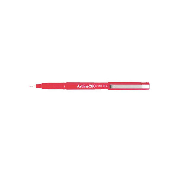 Artline fineliner 200 0,4mm rouge