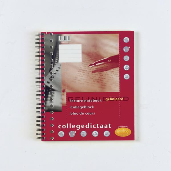 Multo college notebook A5+ ruled 17 perforations