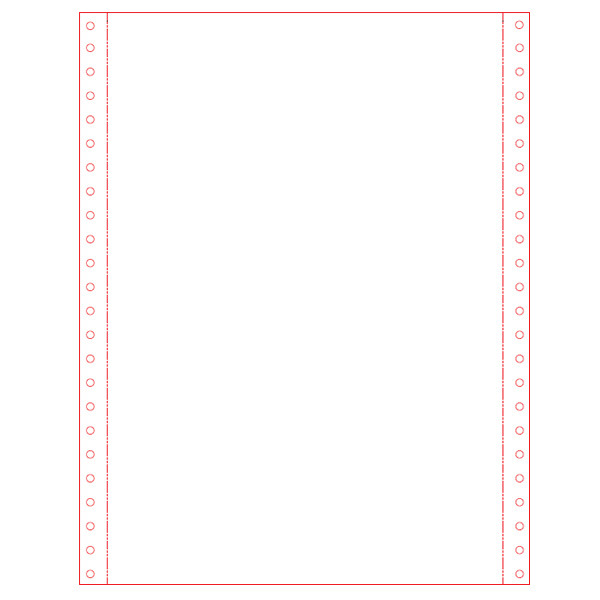 Listingpaper white/yellow/pink 240x12 60g - box of 750 sheets