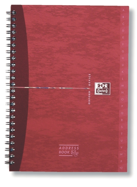 Oxford Office carnet d'adresses A5 80g 72 feuilles